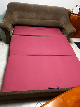 Sofá 2 plazas y sofá cama 3 plazas