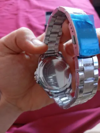 Reloj Orus 1853 Verde y Plateado