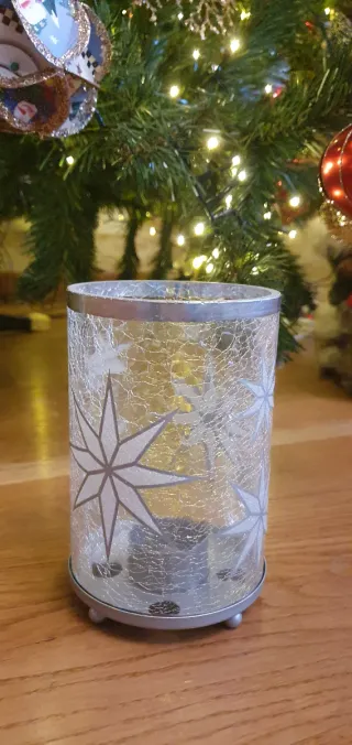 Portacandele Yankee Candle Stelle Argento