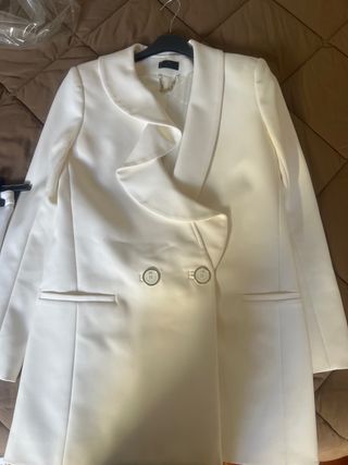 Abito Elisabetta Franchi Bianco Taglia 42