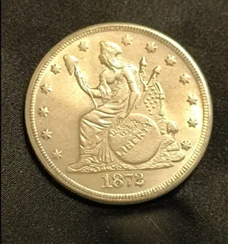 Dólar de Plata Trade Dollar USA 1872