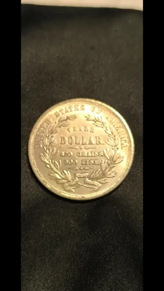 Dólar de Plata Trade Dollar USA 1872