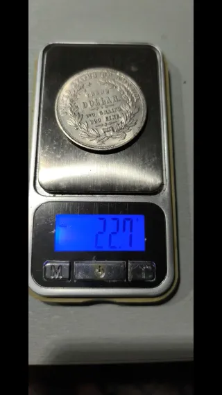 Dólar de Plata Trade Dollar USA 1872