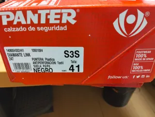 Zapatos de trabajo Panter negros