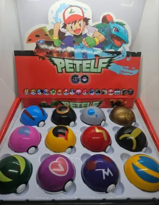 Caja 12 Bolas Pokémon PETELF GO