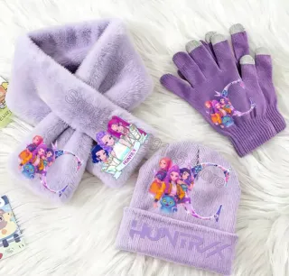 Conjunto invierno infantil Huntrix elije la letra