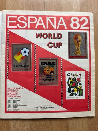 Álbum Mundial España 82 Panini.
