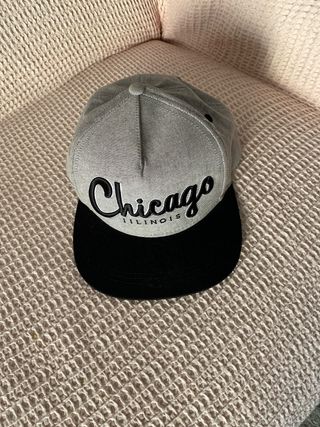 Gorra H&M Chicago Illinois Gris/Negro