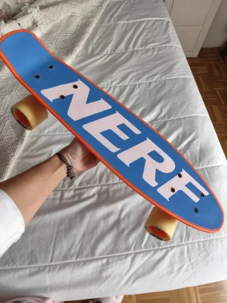 Skate Nerf Azul Naranja
