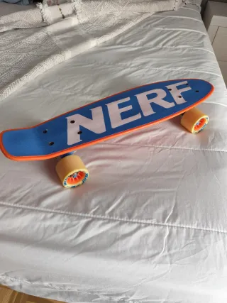 Skate Nerf Azul Naranja