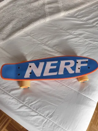 Skate Nerf Azul Naranja
