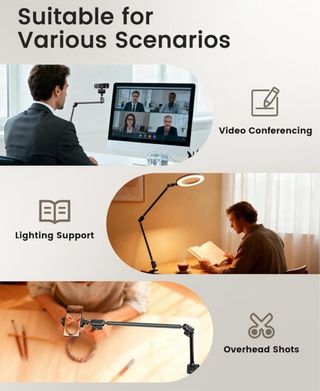 Brazo mágico 33” escritorio 1/4” nuevo