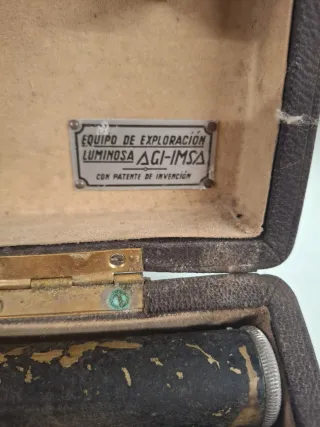 Estuche médico antiguo