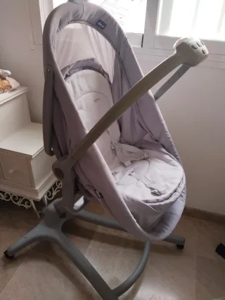 Cuna Chicco 3 en 1 Gris