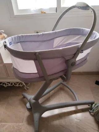 Cuna Chicco 3 en 1 Gris