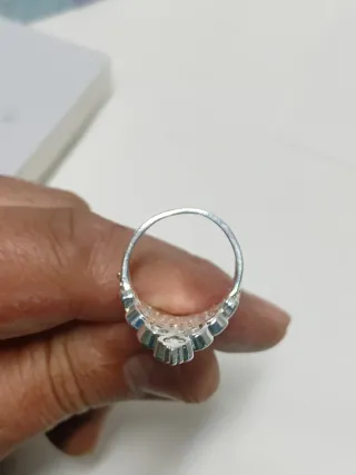 Anillo Tallado Plata Ley Sello 925