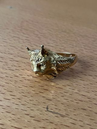 Anillo Sello Oro 18k