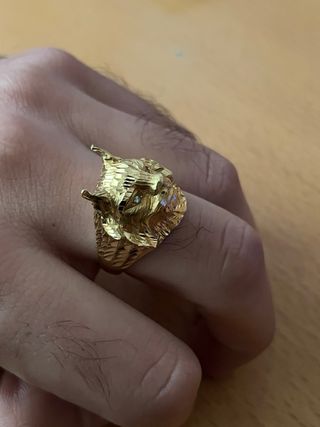 Anillo Sello Oro 18k