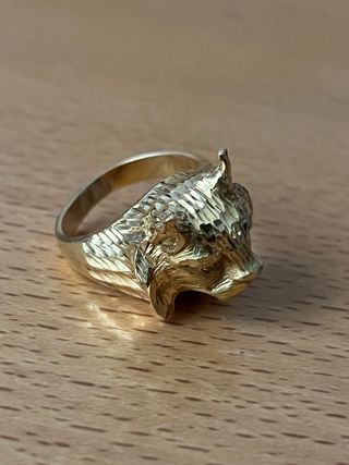 Anillo Sello Oro 18k