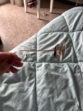 Gafas Ray-Ban Aviator Doradas Verdes