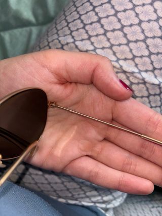 Gafas Ray-Ban Aviator Doradas Verdes