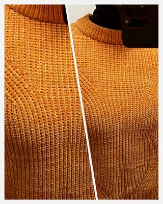 Jersey mostaza-amarillo básico.