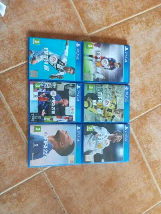 Lote 6 Videojuegos FIFA PS4