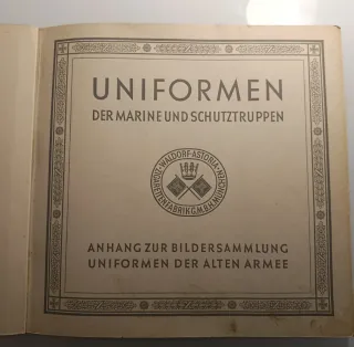 Álbum Cromos Uniformes Imperio Alemán 1932 (Lego)