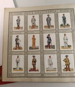 Álbum Cromos Uniformes Imperio Alemán 1932 (Lego)