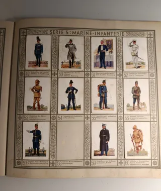 Álbum Cromos Uniformes Imperio Alemán 1932 (Lego)