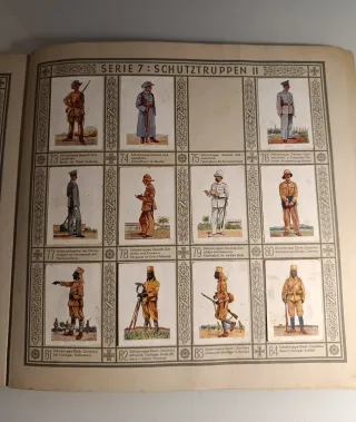 Álbum Cromos Uniformes Imperio Alemán 1932 (Lego)