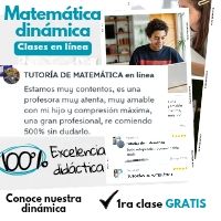 MATEMÁTICA ESO, CÁLCULO SUPERIOR clases en línea