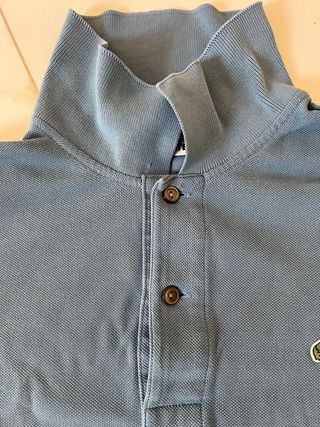 Polo Lacoste Azzurro Taglia M