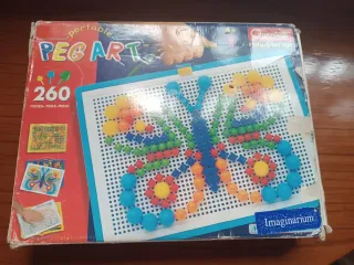 Juego Peg Art Imaginarium 260 piezas. Más 4 años