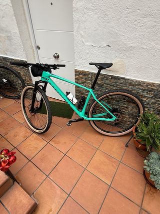 Bicicleta Rockrider RACE 740. Carbono MTB Talla L