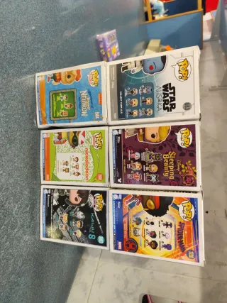 Lote 6 Funkos Spider-Woman, Aurora, Thrawn, Mina,