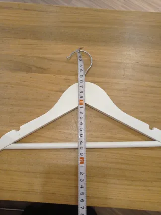 Perchas madera infantiles (pack 20)