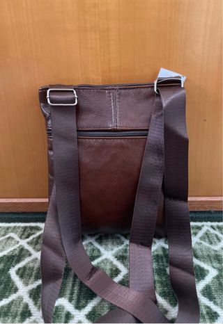 Borsello vera pelle marrone