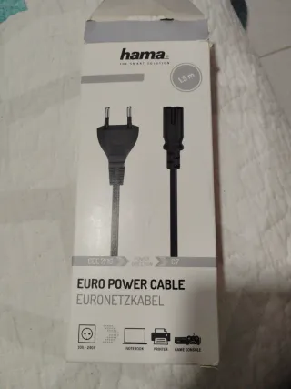 Cable Hama Euro Power CEE 7/16 a C7 1.5m