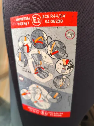 Silla coche Norauto 9-36 kg