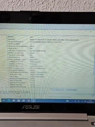 Portátil ASUS Plata y Negro