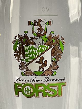 4 Bicchieri Birra Forst Vintage