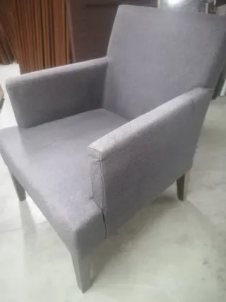 Sillón Butaca Gris Tela