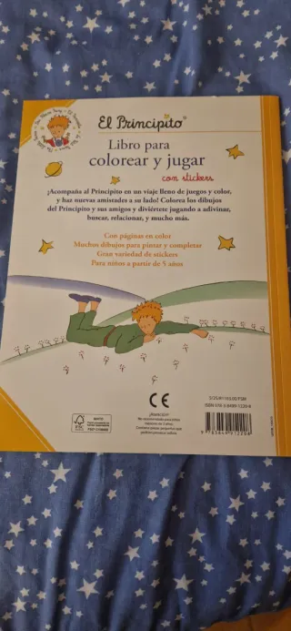 Libro para colorear y jugar El Principito