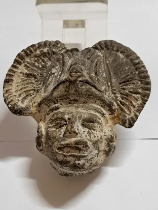 Guerrero Azteca con certificado de autenticidad