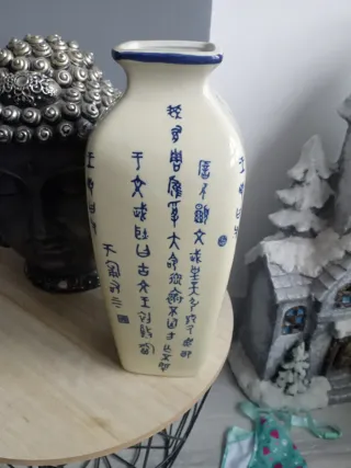 Nuovo vaso in ceramica con caratteri cinesi