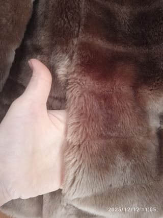 Giacca ecopelliccia marrone tg Small 40/42 italian