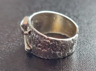 Anillo Plata 925 Calavera y Huesos Cruzados