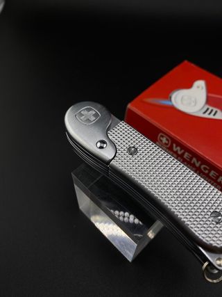 Encendedor Swiss Wenger Burner Gris Plata