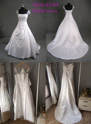 Vestido de Novia Talla 42/44 Blanco Nuevo